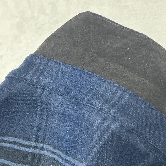 Lululemon Masons Peak Flannel Shirt Mens Small Plaid Blue Button Up Casual - Picture 10 of 14